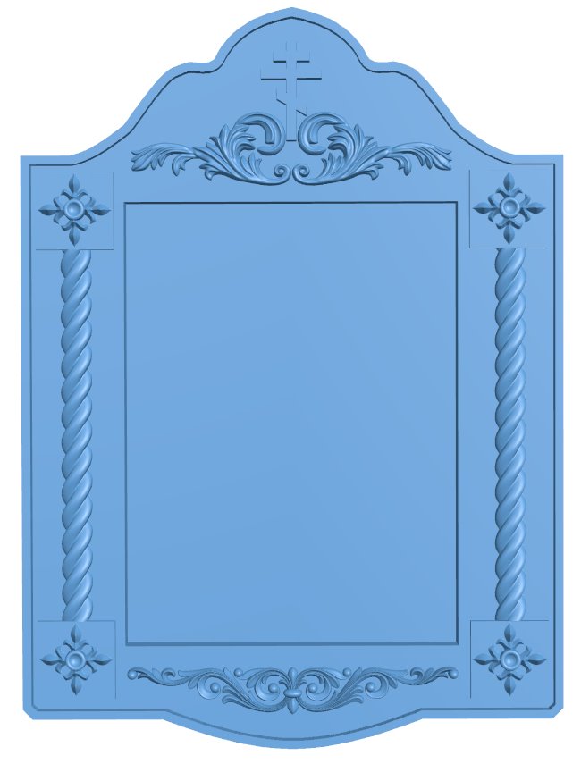 Picture frame or mirror T0008090 download free stl files 3d model for CNC wood carving