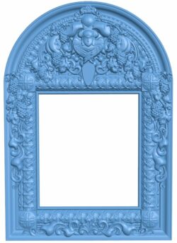 Picture frame or mirror T0008091 download free stl files 3d model for CNC wood carving