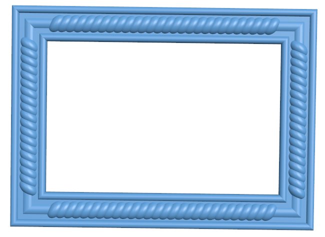 Picture frame or mirror T0008093 download free stl files 3d model for CNC wood carving
