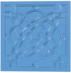 Square pattern T0007979 download free stl files 3d model for CNC wood carving