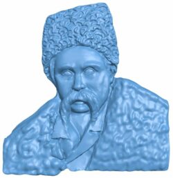 Taras Hryhorovych Shevchenko T0007895 download free stl files 3d model for CNC wood carving