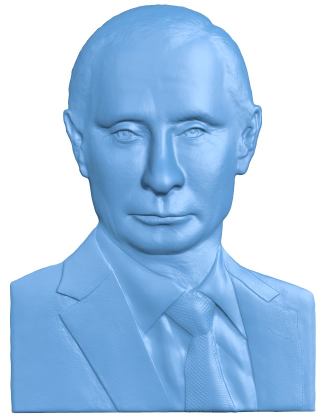 Vladimir Vladimirovich Putin T0007899 download free stl files 3d model for CNC wood carving