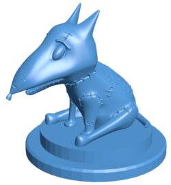 Zombie dog B010561 3d model file for 3d printer