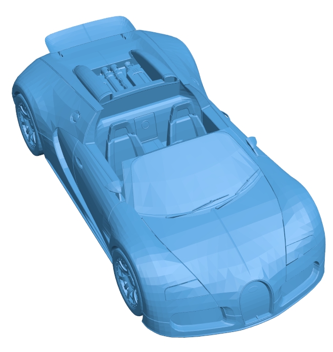 Bugatti Automobiles B010748 3d model file for 3d printer