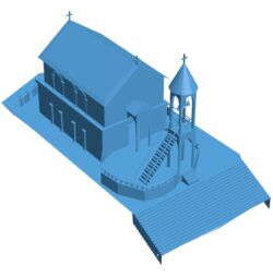 Church B010699 3d model file for 3d printer