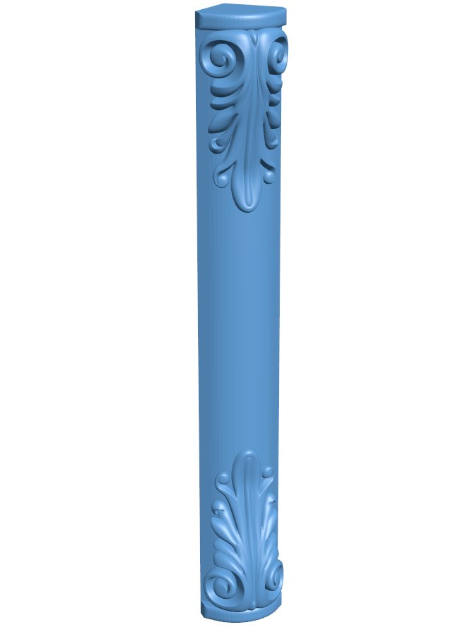 Column pattern T0008382 download free stl files 3d model for CNC wood carving