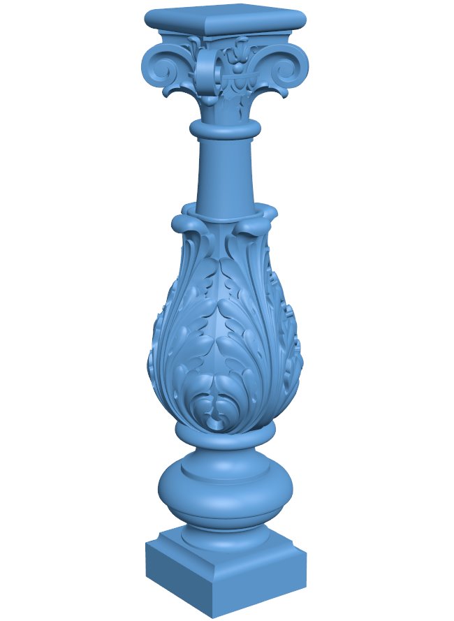 Column pattern T0008473 download free stl files 3d model for CNC wood carving