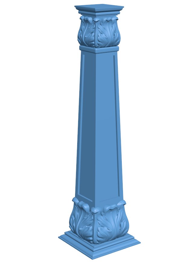 Column pattern T0008474 download free stl files 3d model for CNC wood carving