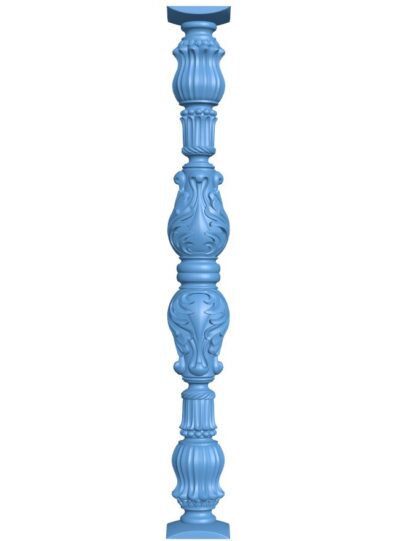 Column pattern T0008508 download free stl files 3d model for CNC wood carving