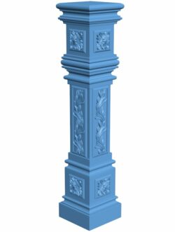 Column pattern T0008552 download free stl files 3d model for CNC wood carving