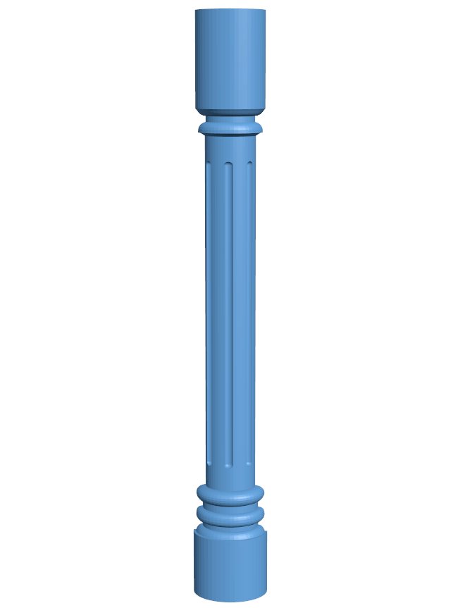 Column pattern T0008885 download free stl files 3d model for CNC wood carving