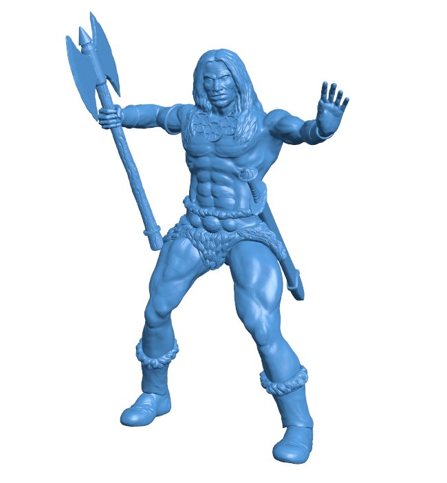 Conan warrior B010833 3d model file for 3d printer