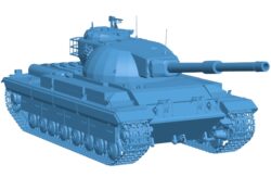 Conqueror tank B010745 3d model file for 3d printer