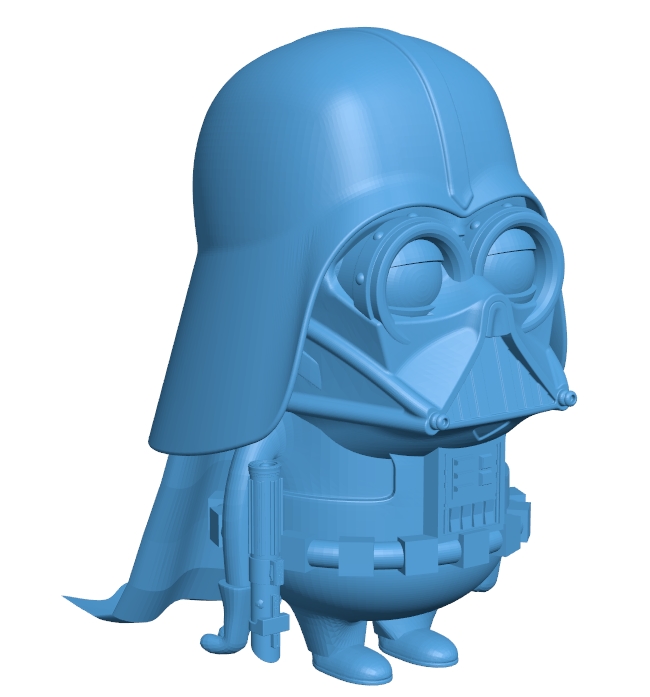 Darth Vader minion B010753 3d model file for 3d printer