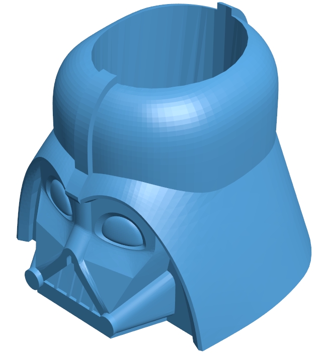 Darth vader head B010709 3d model file for 3d printer