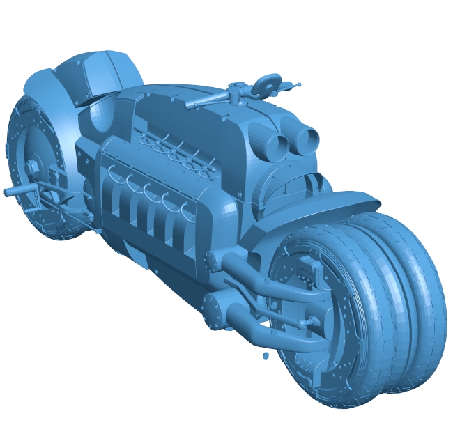 Dodge Tomahawk motorbike B010765 3d model file for 3d printer