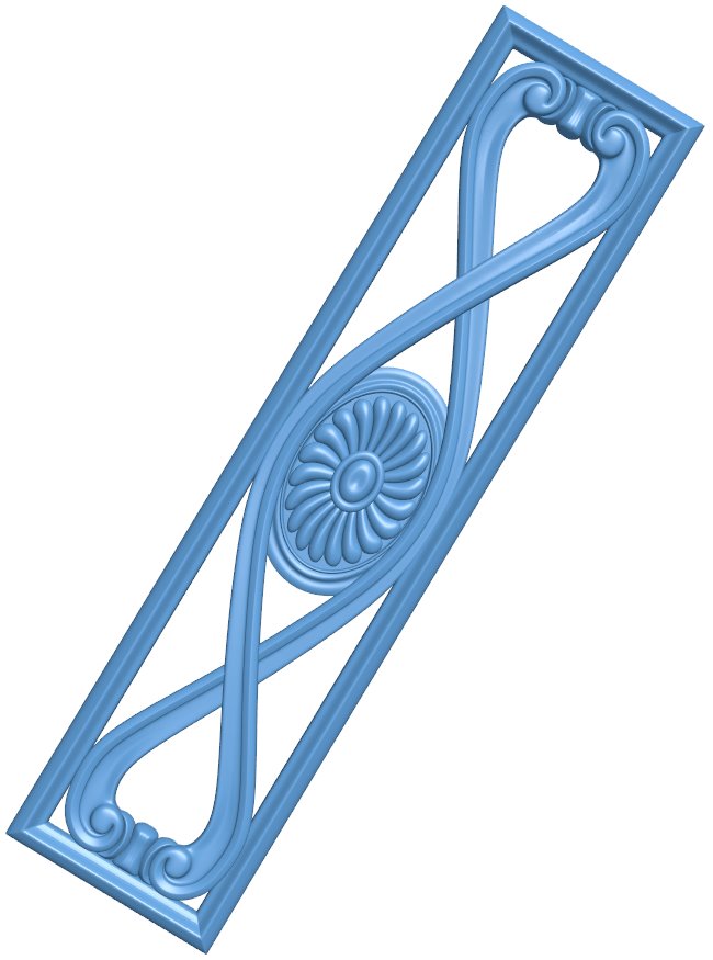 Door frame pattern T0008483 download free stl files 3d model for CNC wood carving