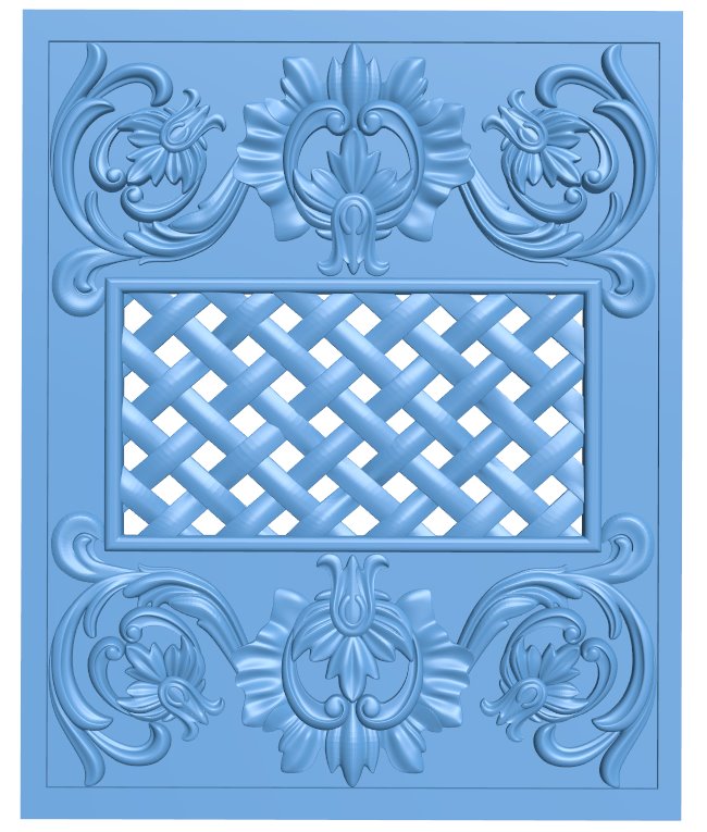 Door frame pattern T0008486 download free stl files 3d model for CNC wood carving