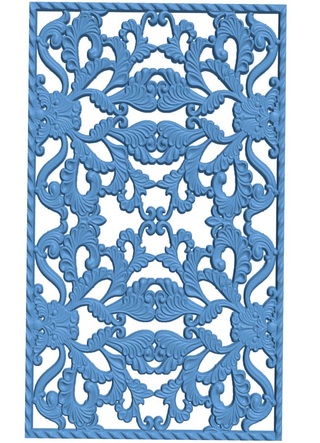 Door frame pattern T0008829 download free stl files 3d model for CNC wood carving