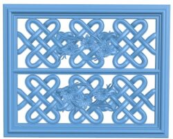 Door frame pattern T0008831 download free stl files 3d model for CNC wood carving