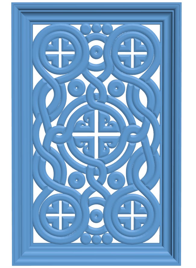 Door frame pattern T0008833 download free stl files 3d model for CNC wood carving