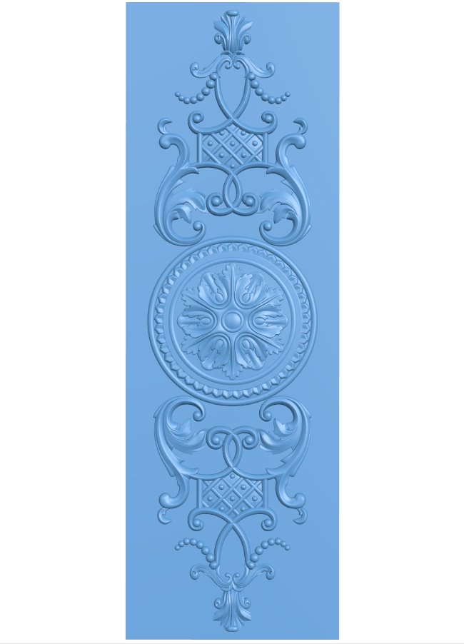 Door frame pattern T0008945 download free stl files 3d model for CNC wood carving