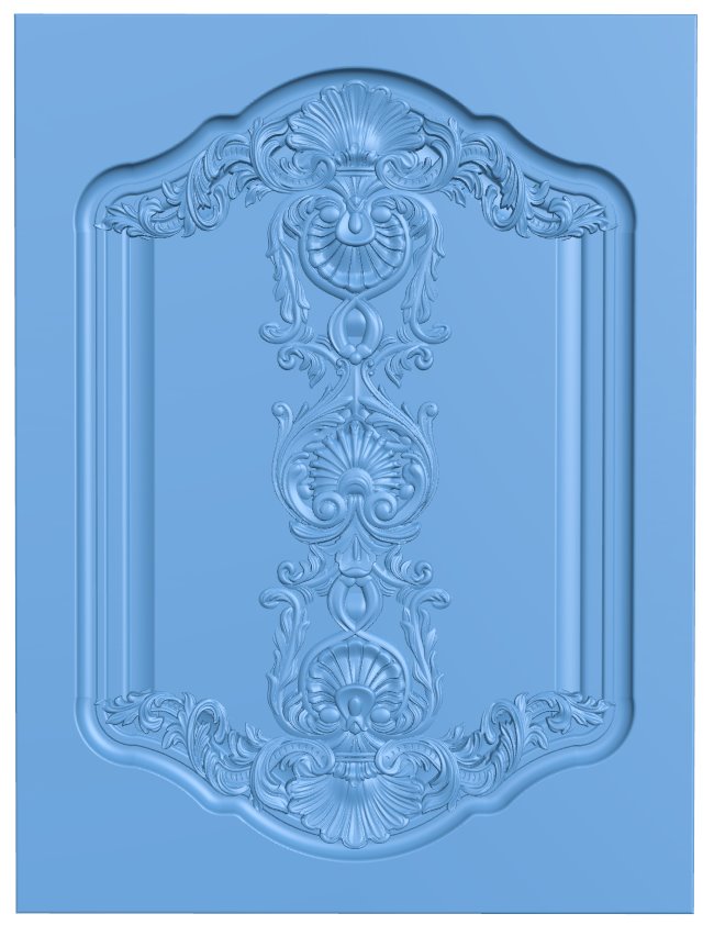 Door pattern T0008744 download free stl files 3d model for CNC wood carving