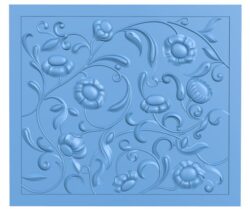 Door pattern T0008751 download free stl files 3d model for CNC wood carving