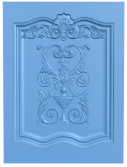 Door pattern T0008754 download free stl files 3d model for CNC wood carving