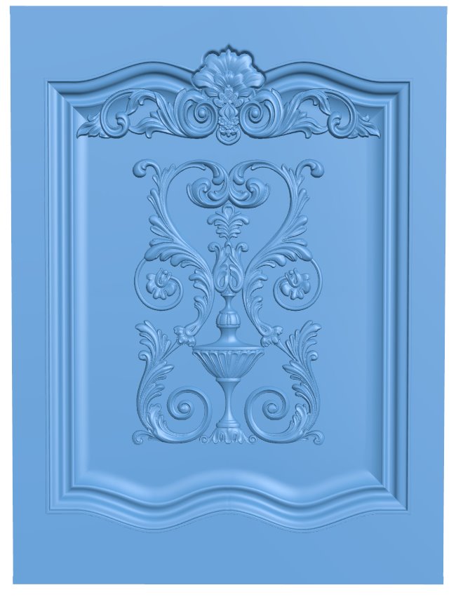 Door pattern T0008754 download free stl files 3d model for CNC wood carving