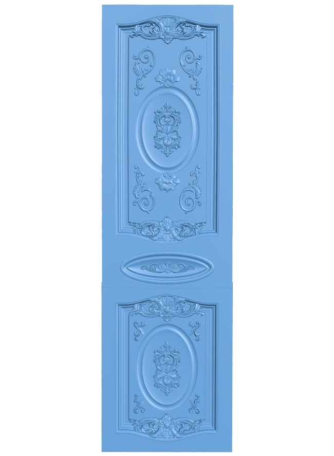 Door pattern T0008787 download free stl files 3d model for CNC wood carving