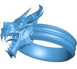 Dragon ring B010768 3d model file for 3d printer