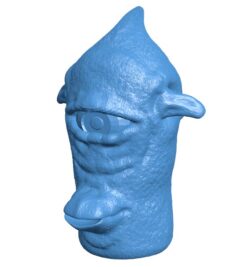 Face for finger B010813 3d model file for 3d printer