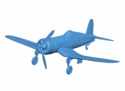 Fighter aircraft Vought F4U Corsair B010854 3d model file for 3d printer
