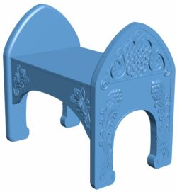 Furniture T0008676 download free stl files 3d model for CNC wood carving