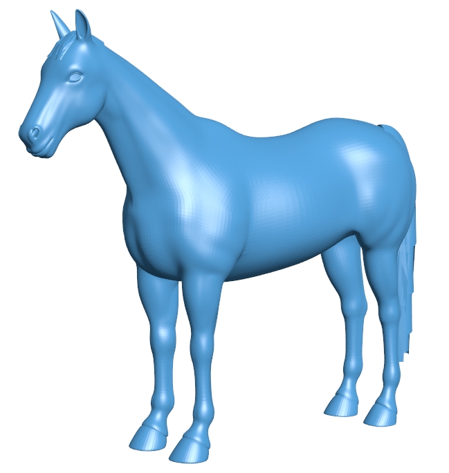 Horse B010724 3d model file for 3d printer