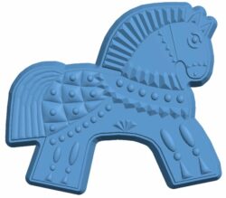 Horse T0008426 download free stl files 3d model for CNC wood carving
