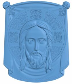 Icon of Jesus Christ T0008843 download free stl files 3d model for CNC wood carving