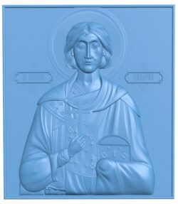 Icon of Saint Valery T0008848 download free stl files 3d model for CNC wood carving