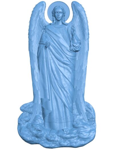 Icon of the Archangel Gabriel T0008528 download free stl files 3d model for CNC wood carving