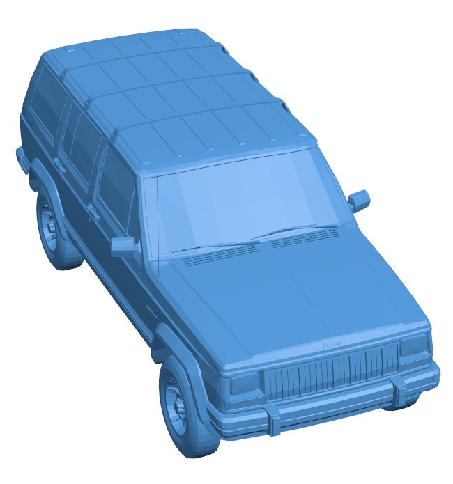 Jeep Cherokee car B010814 3d model file for 3d printer