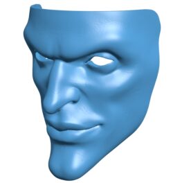 Joker Mask B010706 3d model file for 3d printer