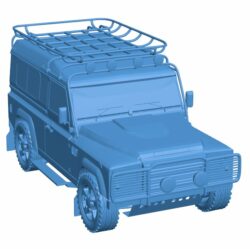 Land rover defender – car B010850 3d model file for 3d printer