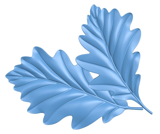 Leaf T0008957 download free stl files 3d model for CNC wood carving