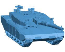 Leopard 2 MBT tank revolution B010743 3d model file for 3d printer