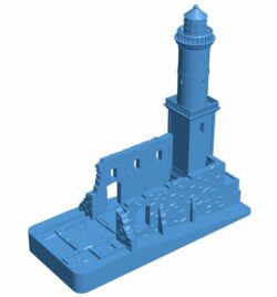 Lighthouse of Colonia – Uruguay B010828 3d model file for 3d printer