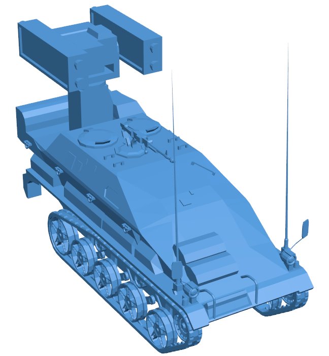 Ozelot tank B010848 3d model file for 3d printer
