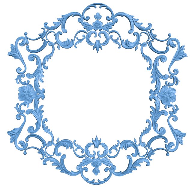 Picture frame or mirror T0008652 download free stl files 3d model for CNC wood carving