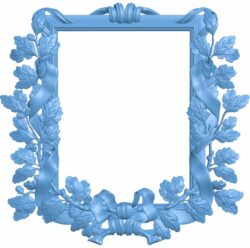 Picture frame or mirror T0008653 download free stl files 3d model for CNC wood carving