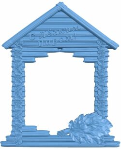 Picture frame or mirror T0009012 download free stl files 3d model for CNC wood carving